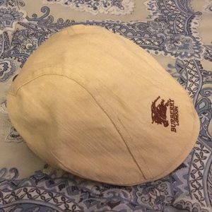 Burberry embroidered hat